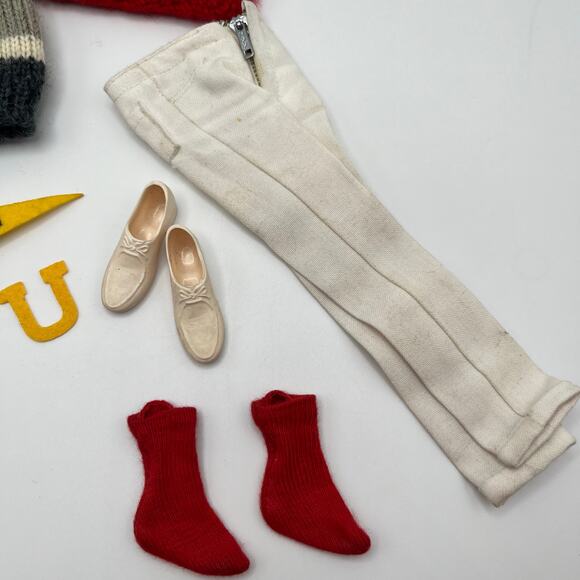 Vintage KEN #770 CAMPUS HERO Complete Japan TM NM Wool 60s Barbie School Outfit - Picture 4 of 11